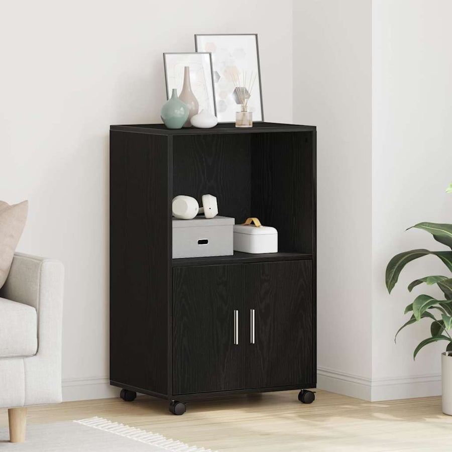 Kast Zwart Eiken 55 x 40 x 82 cm