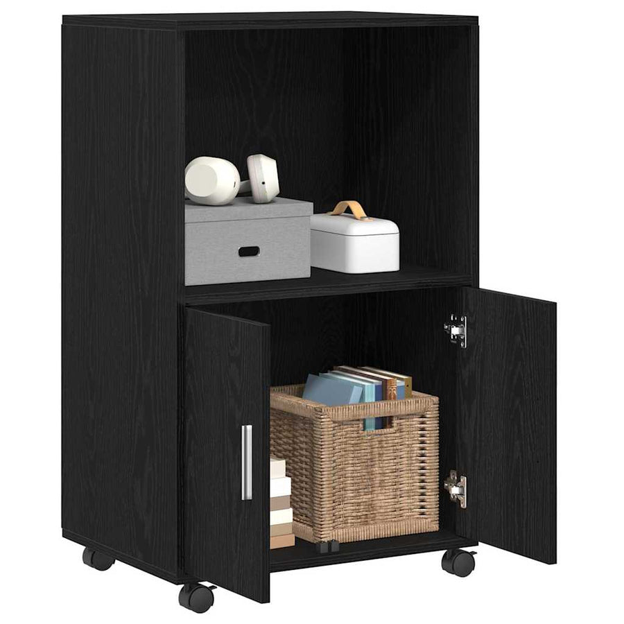 Kast Zwart Eiken 55 x 40 x 82 cm