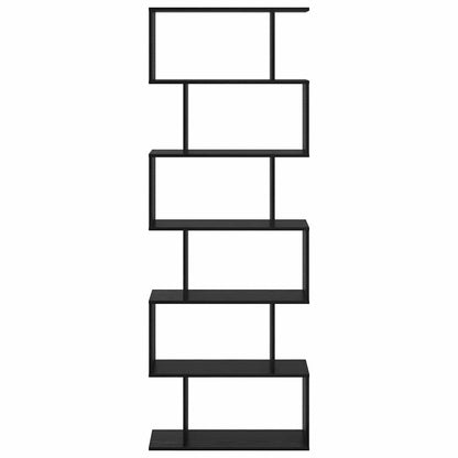 Boekenkast Zwart Eiken 70 x 24 x 193,5 cm Bewerkt hout