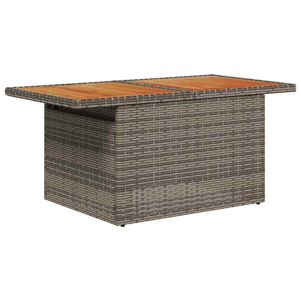 Tuinbankenset 6 st 5-Aantal zitplaatsen Grijs en Marineblauw