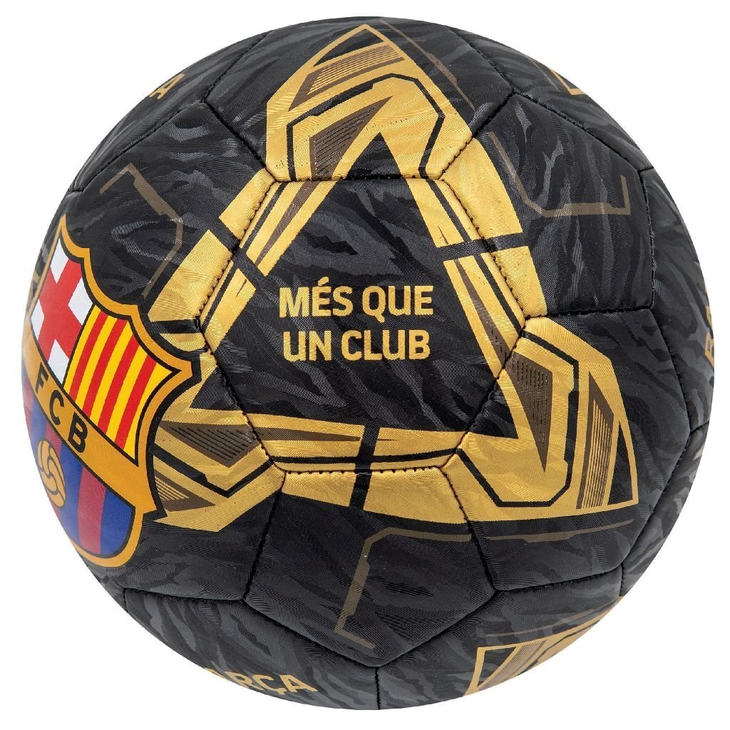 Overige Merken Voetbal Fc Barcelona Lightning Maat 5 Zwart/Goud