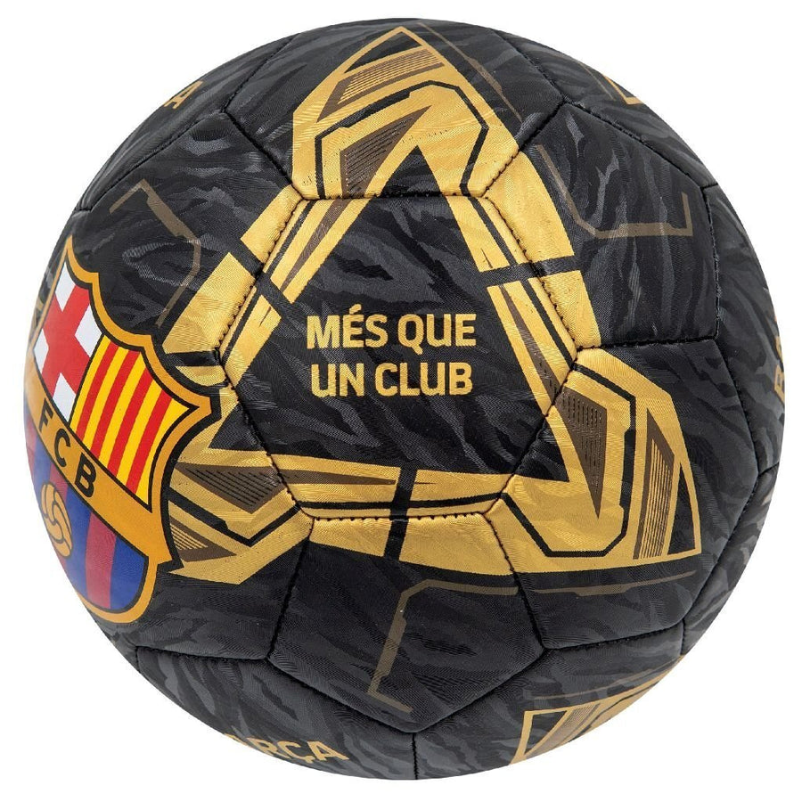 Overige Merken Voetbal Fc Barcelona Lightning Maat 5 Zwart/Goud