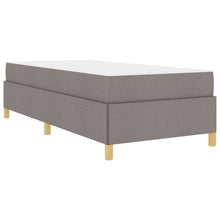 Boxspring bed Anders Taupe en Wit 90 x 190 cm Stof