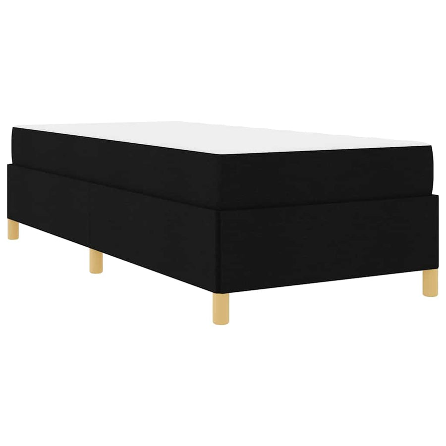 Boxspring bed Anders Zwart en Wit 90 x 200 cm Stof