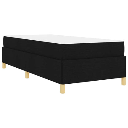 Boxspring bed Anders Zwart en Wit 90 x 200 cm Stof