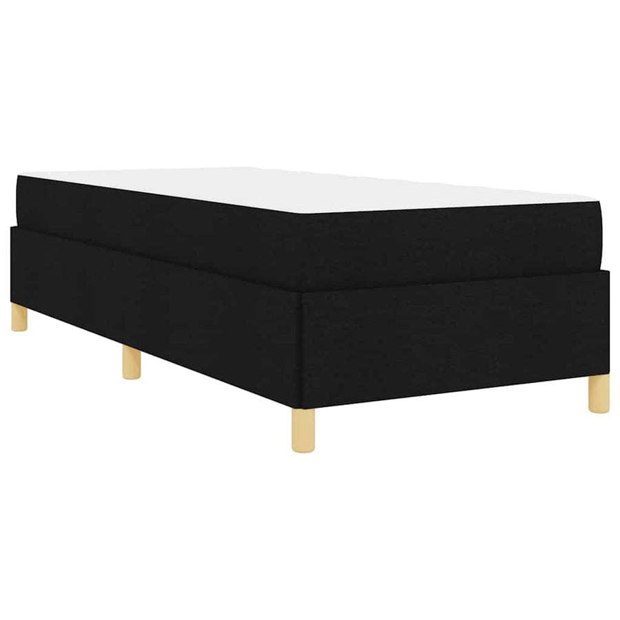 Boxspring bed Anders Zwart en Wit 90 x 200 cm Stof