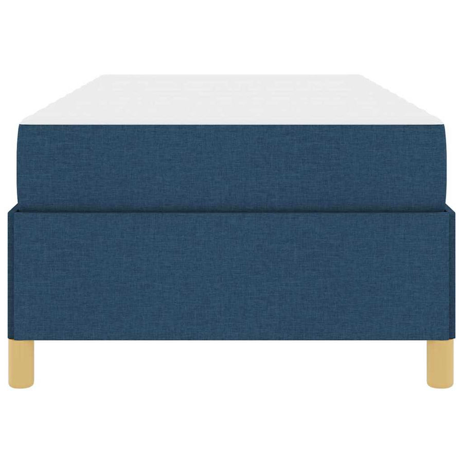 Boxspring bed Anders Blauw en Wit 90 x 200 cm Stof