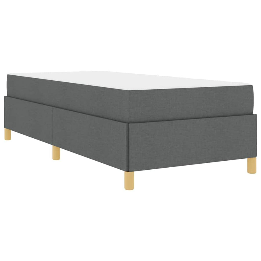 Boxspring bed Anders Donkergrijs 100 x 200 cm Stof