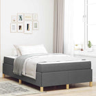 Bedframe 120x190 cm donkergrijs stof