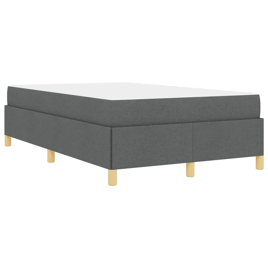 Boxspring bed Anders Donkergrijs 120 x 190 cm Stof