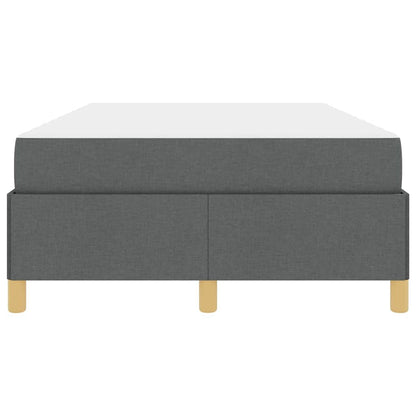 Boxspring bed Anders Donkergrijs 120 x 190 cm Stof