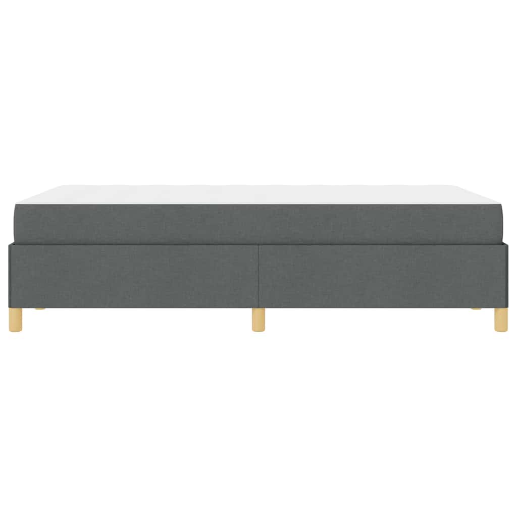 Boxspring bed Anders Donkergrijs 120 x 190 cm Stof