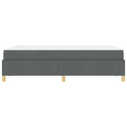 Boxspring bed Anders Donkergrijs 120 x 190 cm Stof