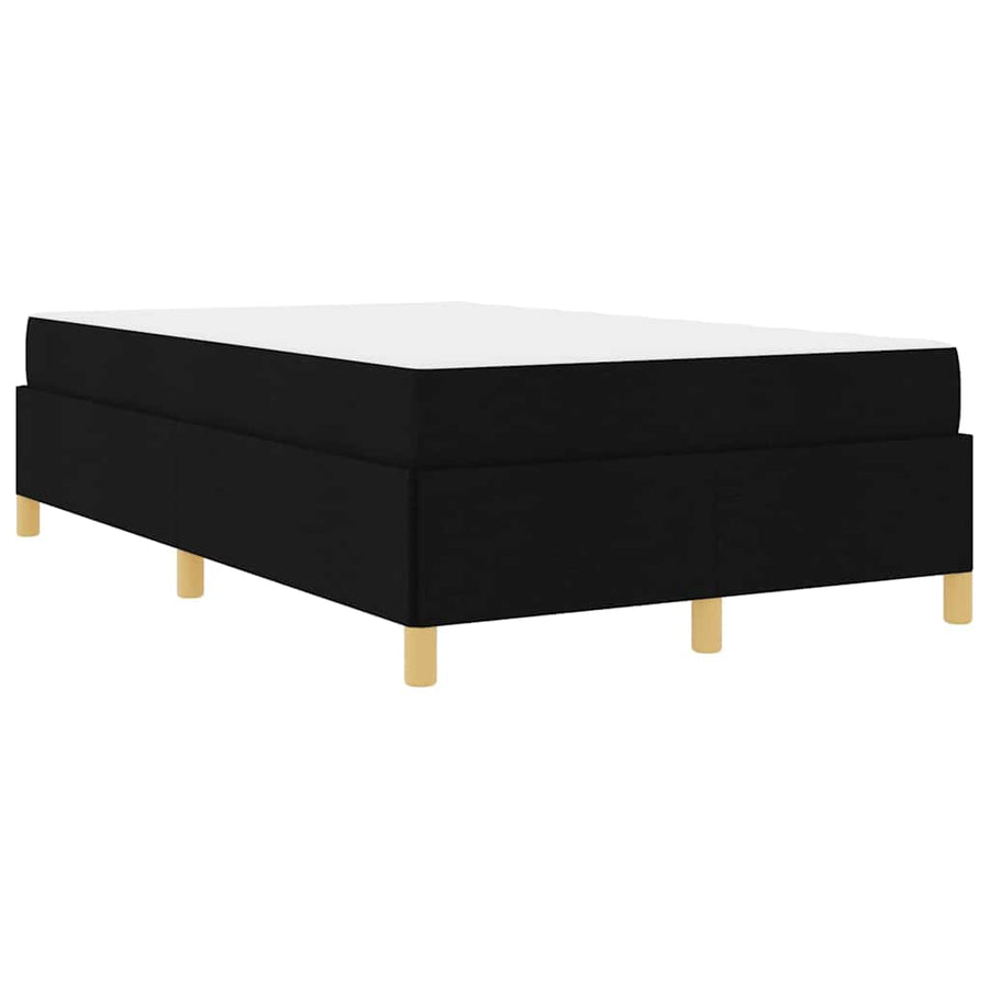 Boxspring bed Anders Zwart en Wit en Zwart 120 x 190 cm Stof