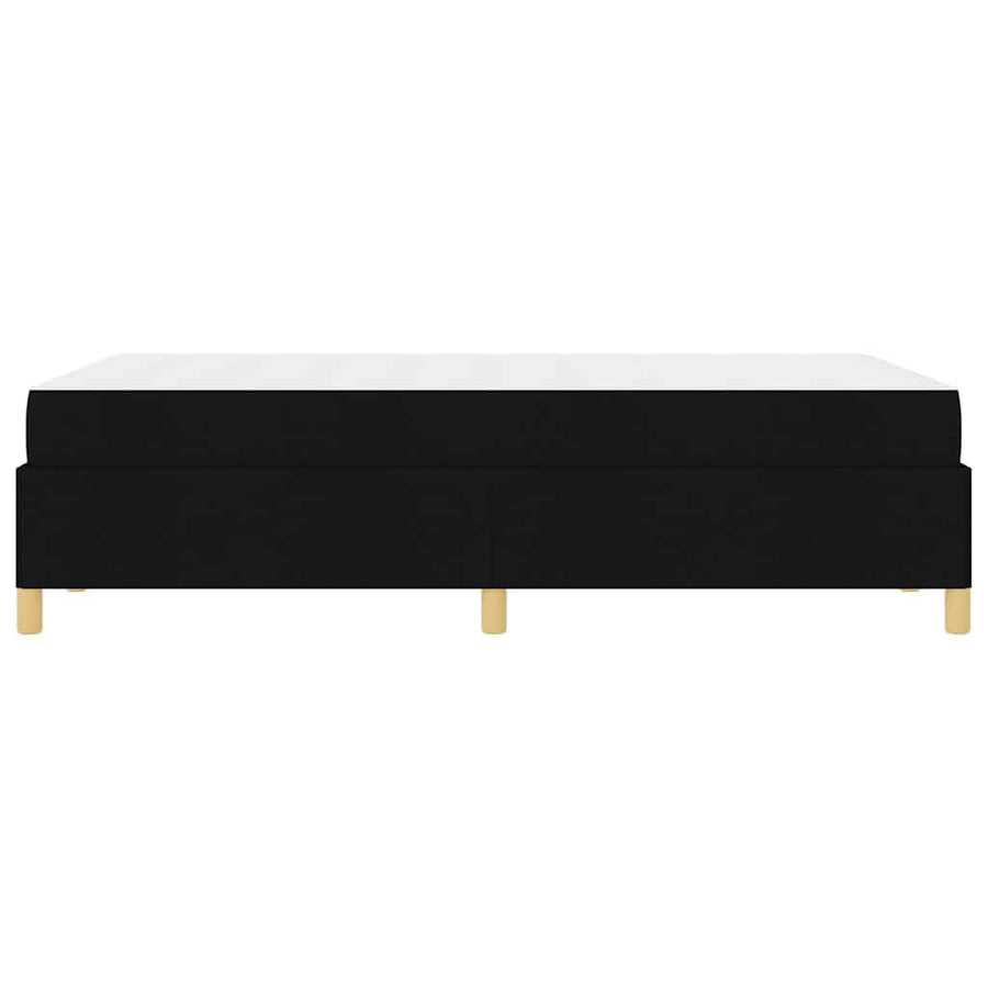 Boxspring bed Anders Zwart en Wit en Zwart 120 x 190 cm Stof
