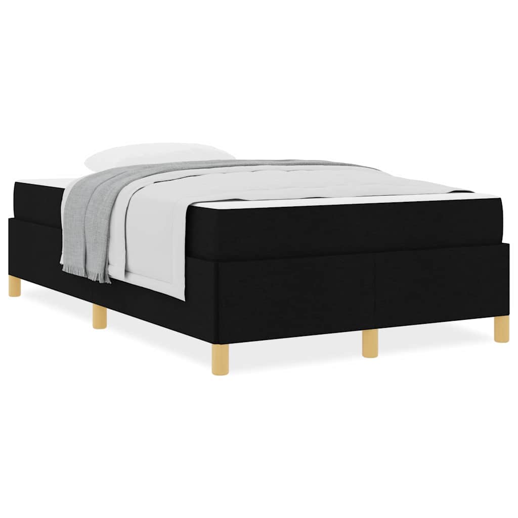 Boxspring bed Anders Zwart en Wit en Zwart 120 x 190 cm Stof