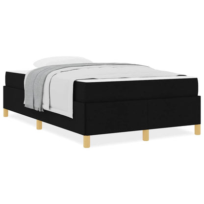 Boxspring bed Anders Zwart en Wit en Zwart 120 x 190 cm Stof