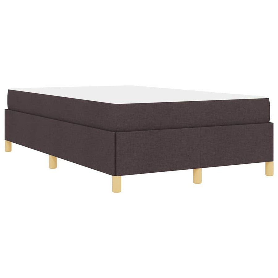 Boxspring bed Anders Donkerbruin en Wit 120 x 190 cm Stof