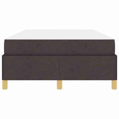 Boxspring bed Anders Donkerbruin en Wit 120 x 190 cm Stof