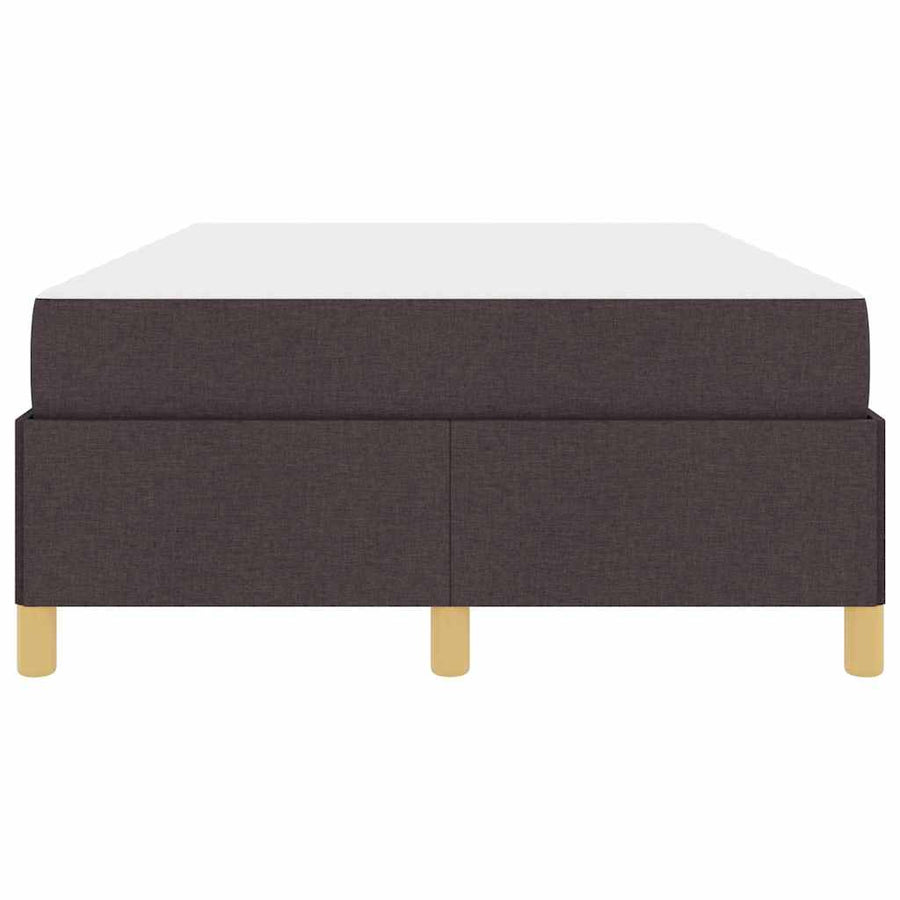 Boxspring bed Anders Donkerbruin en Wit 120 x 190 cm Stof