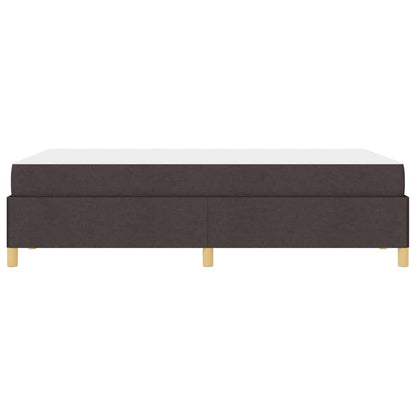 Boxspring bed Anders Donkerbruin en Wit 120 x 190 cm Stof