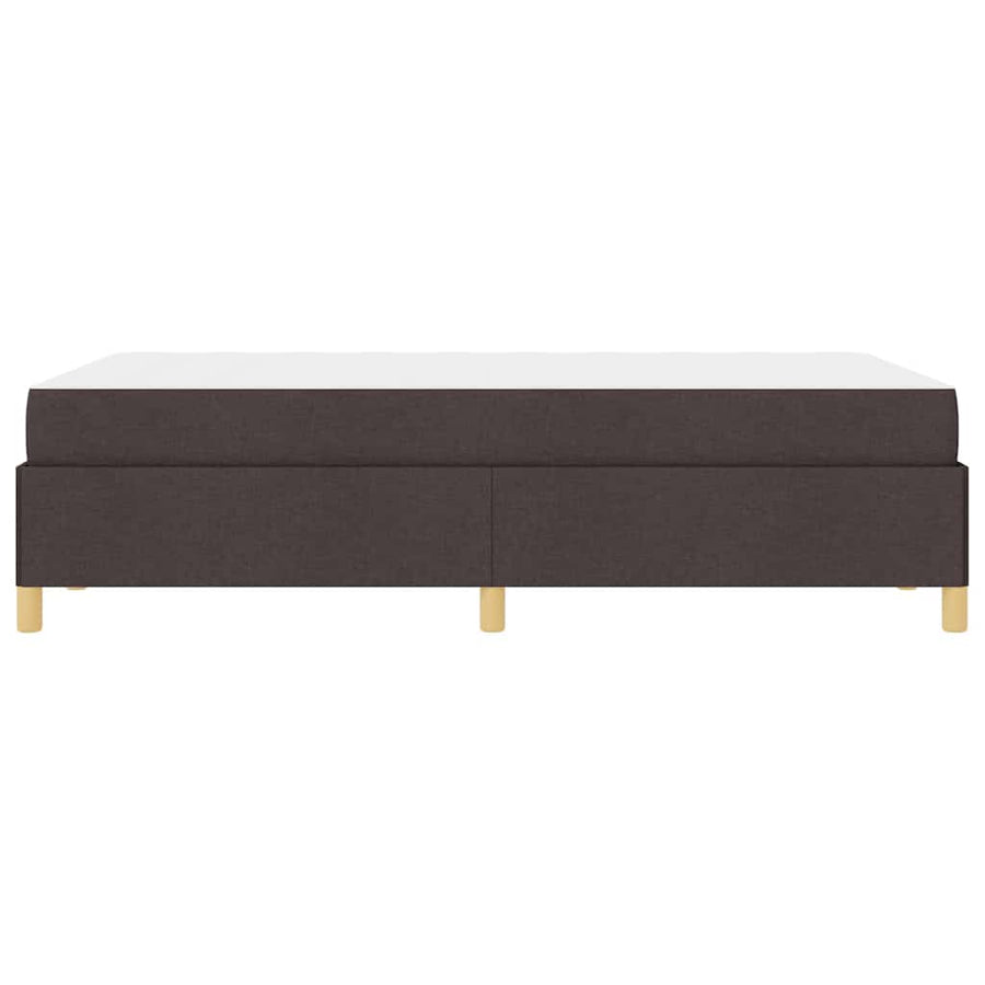Boxspring bed Anders Donkerbruin en Wit 120 x 190 cm Stof