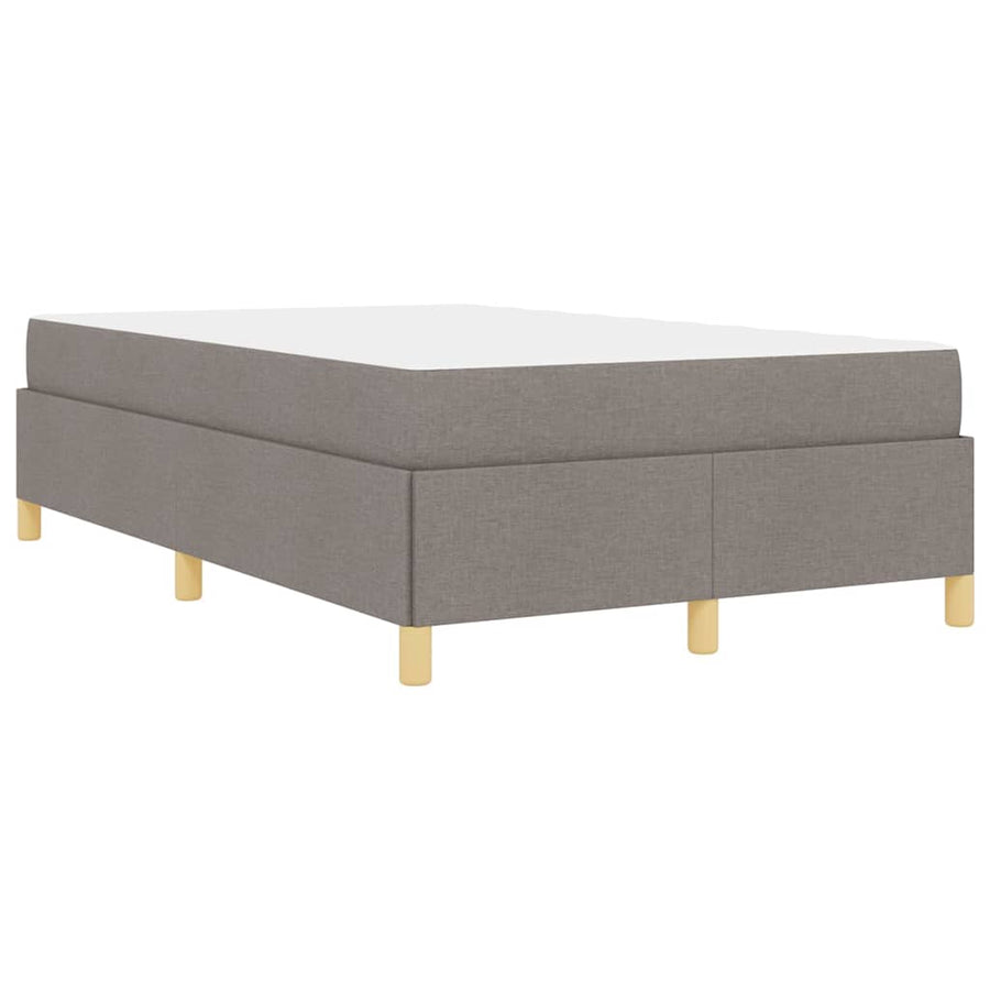 Boxspring bed Anders Taupe en Wit 120 x 190 cm Stof