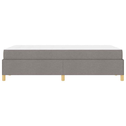Boxspring bed Anders Taupe en Wit 120 x 190 cm Stof