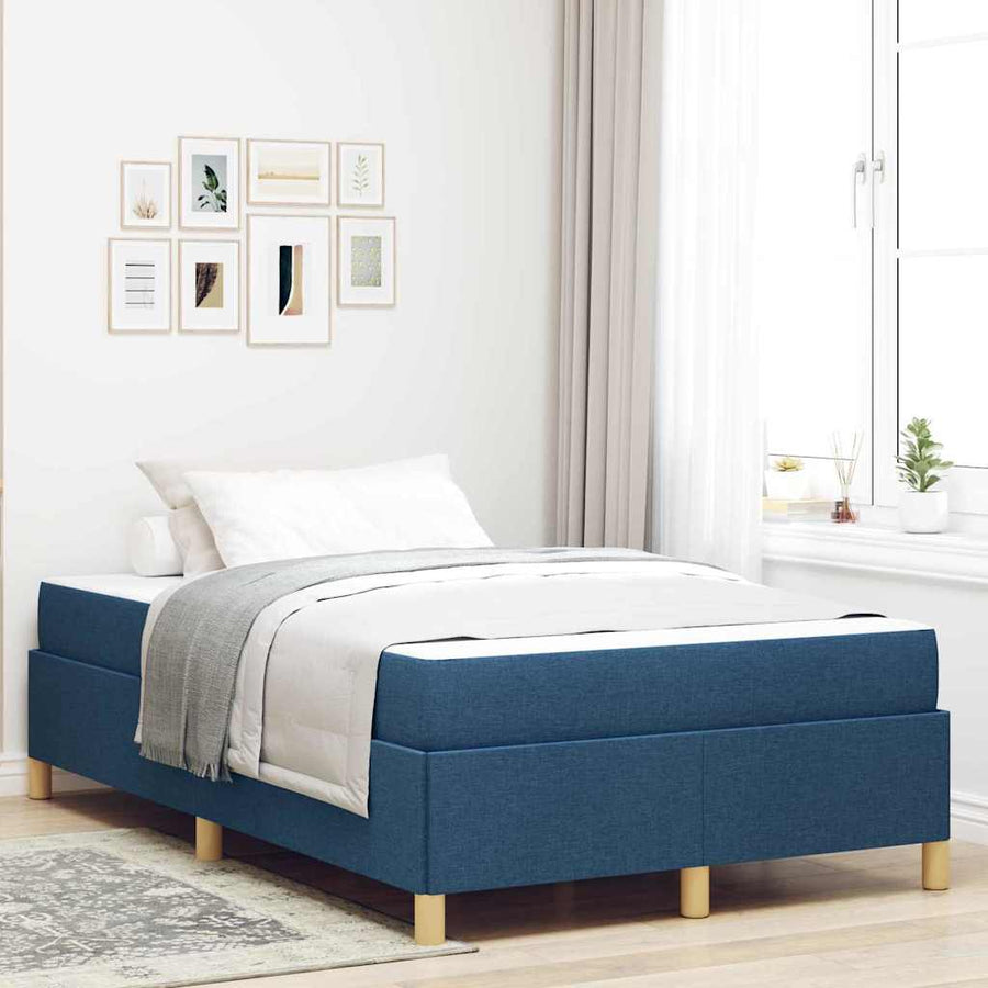 Boxspring bed Anders Blauw 120 x 190 cm Stof