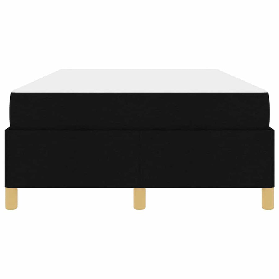 Boxspring bed Anders Zwart en Wit en Zwart 120 x 200 cm Stof