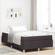 Bedframe 120x200 cm stof donkerbruin