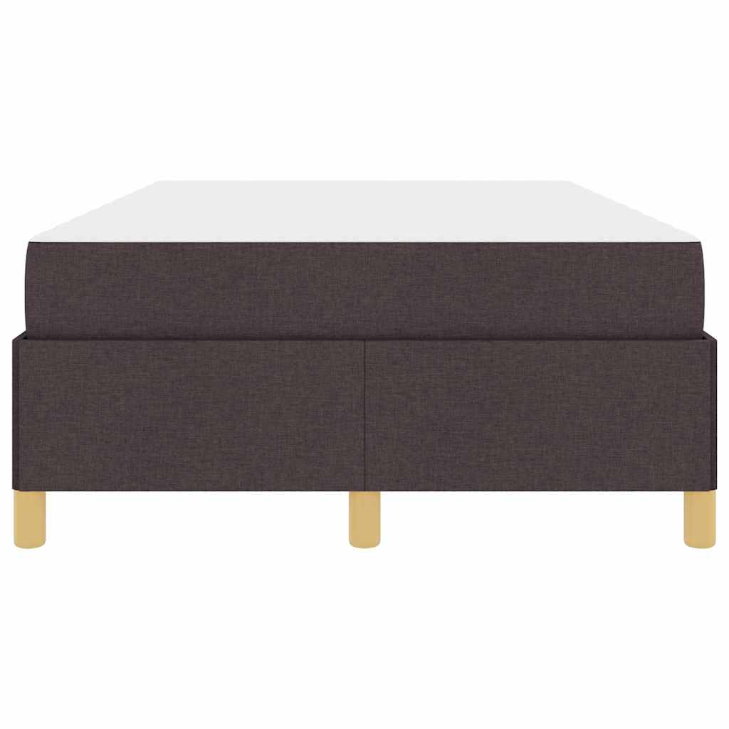 Boxspring bed Zwart en Bruin en Wit 120 x 200 cm Polyester