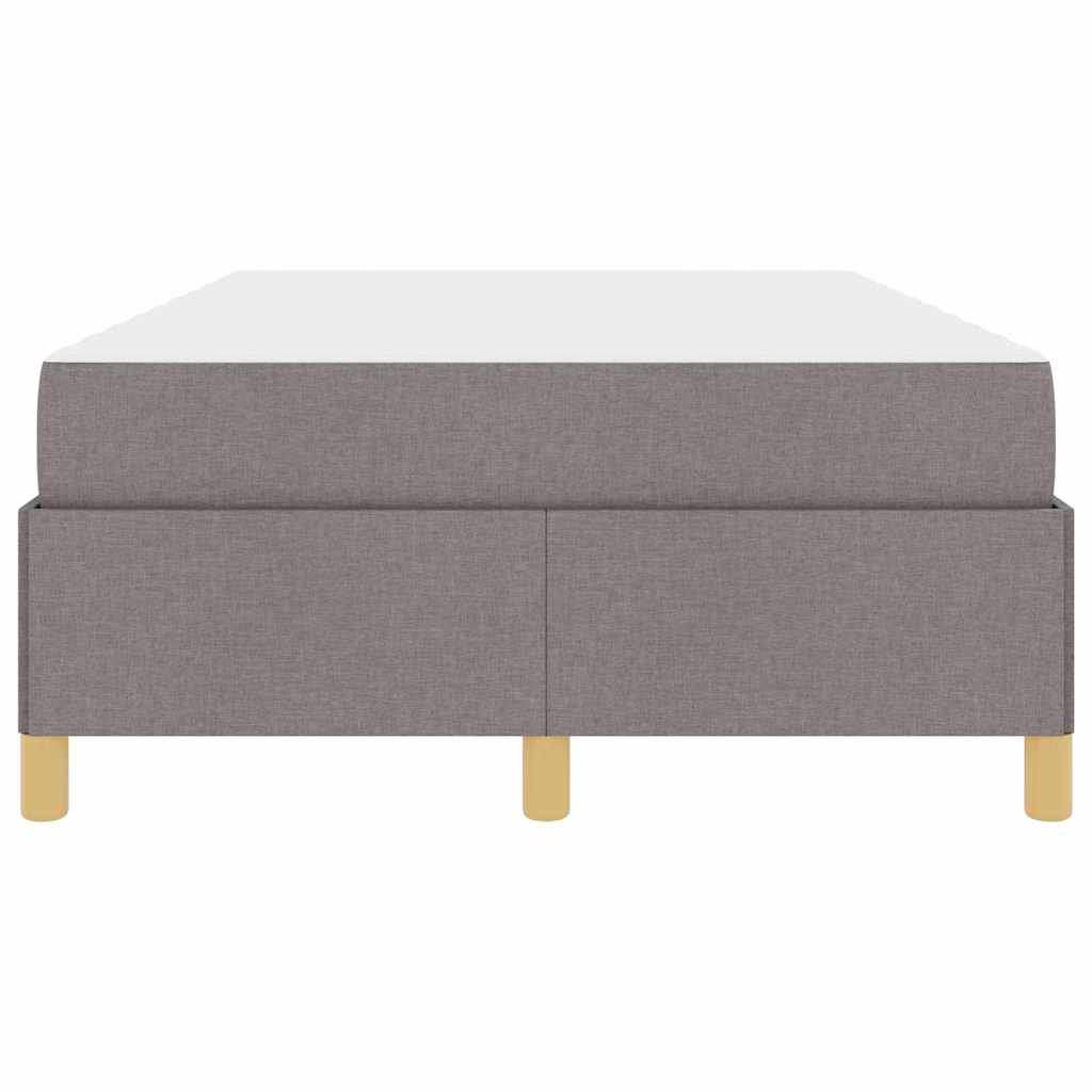 Boxspring bed Anders Taupe en Wit 120 x 200 cm Stof