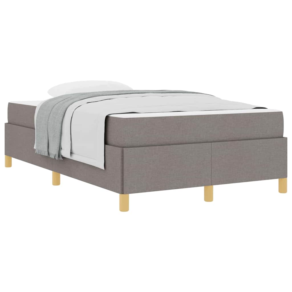 Boxspring bed Anders Taupe en Wit 120 x 200 cm Stof