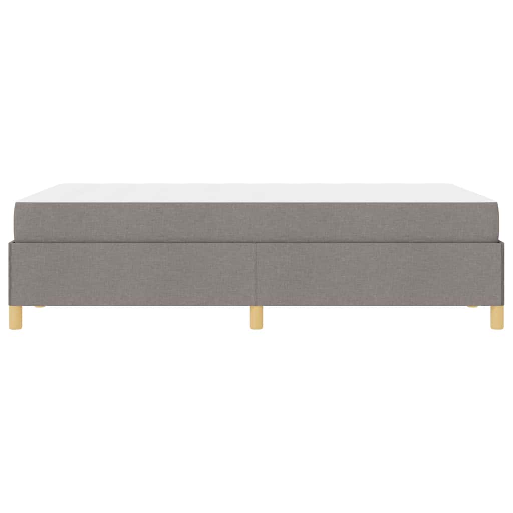 Boxspring bed Anders Taupe en Wit 120 x 200 cm Stof