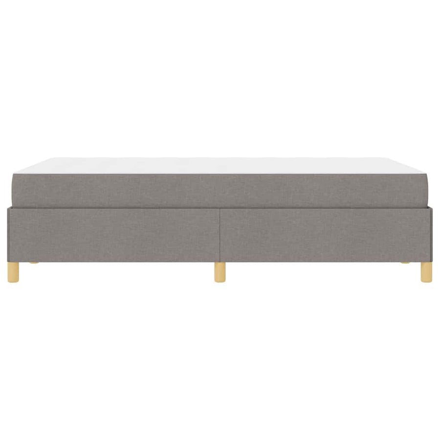 Boxspring bed Anders Taupe en Wit 120 x 200 cm Stof