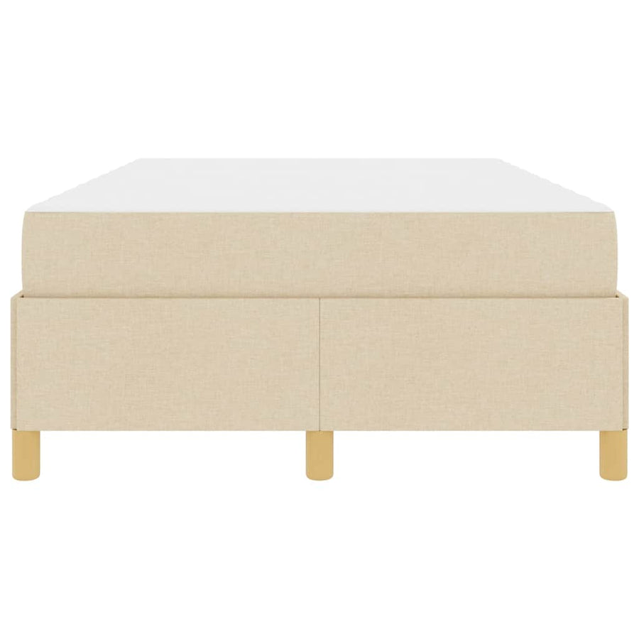 Boxspring bed Anders Crème en Wit 120 x 200 cm Stof