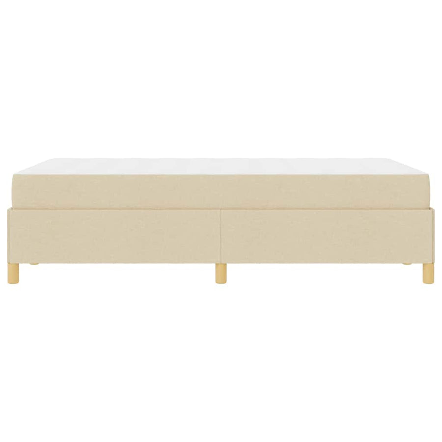 Boxspring bed Anders Crème en Wit 120 x 200 cm Stof