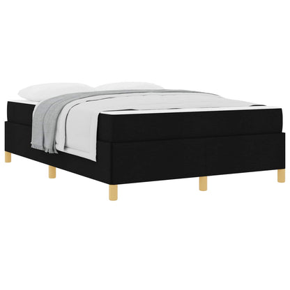 Bedframe met matras Zwart 140 x 190 cm Stof