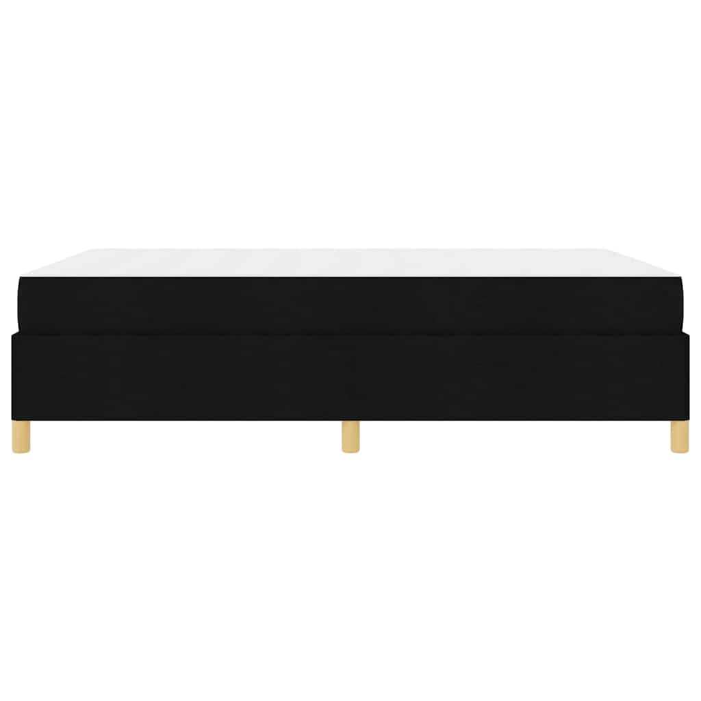 Bedframe met matras Zwart 140 x 190 cm Stof
