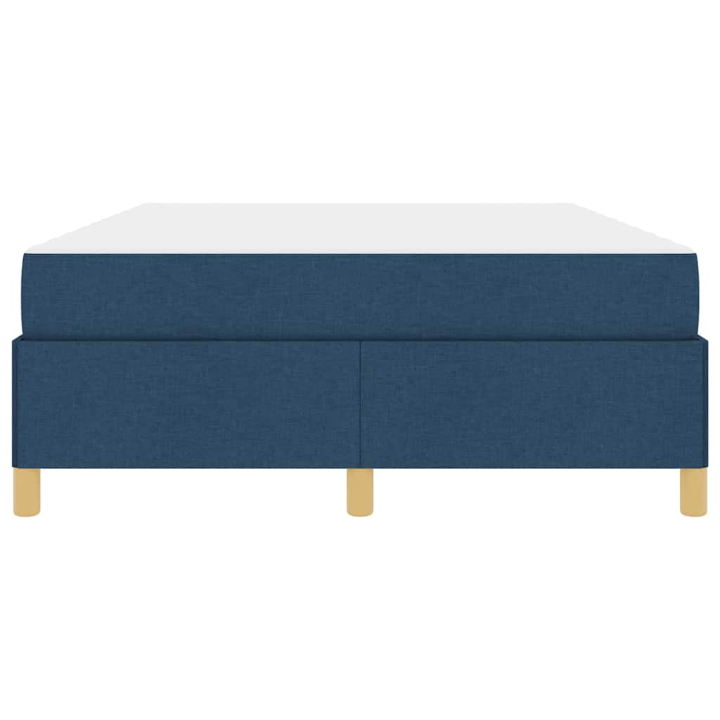 Boxspring bed Anders Blauw en Wit 140 x 190 cm Stof