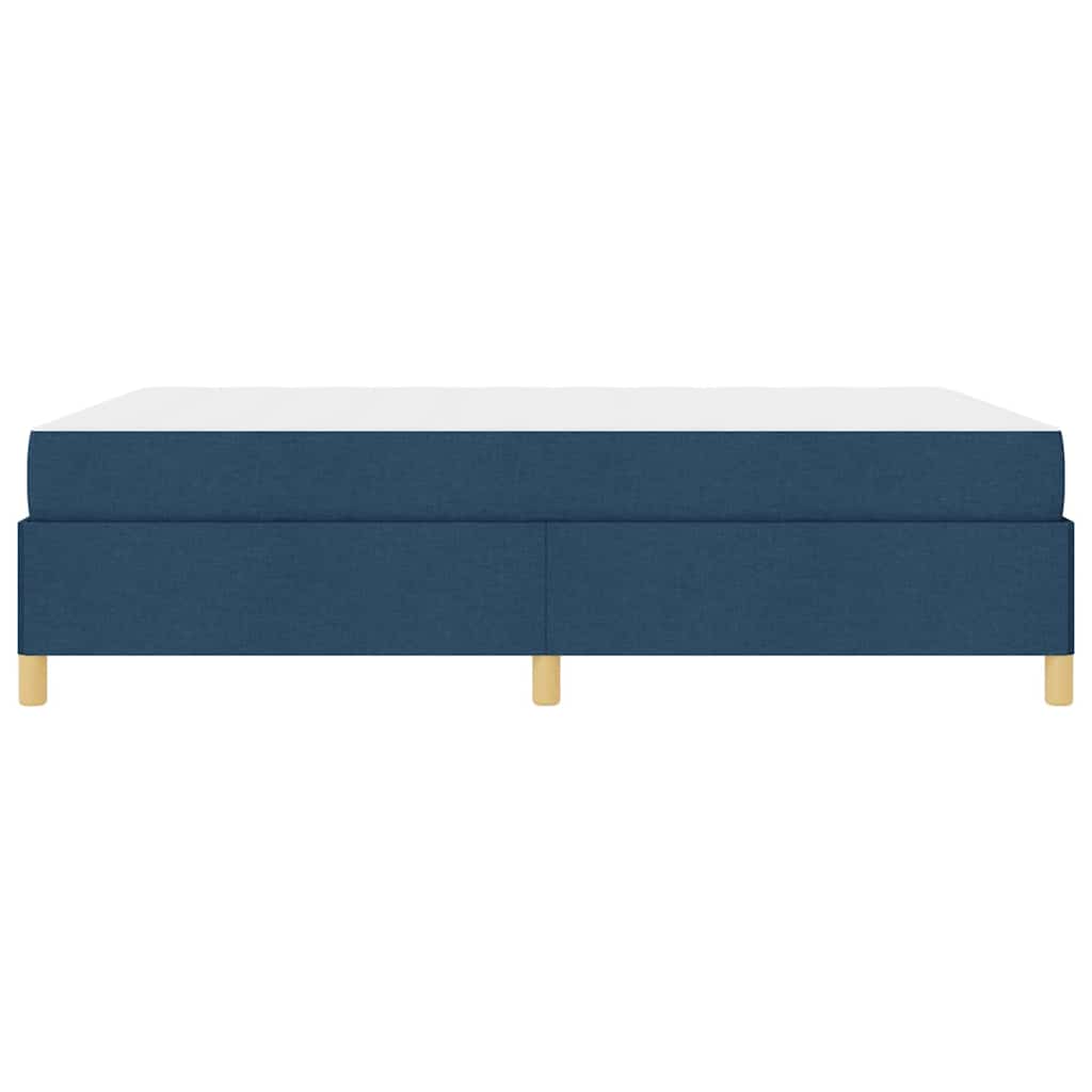 Boxspring bed Anders Blauw en Wit 140 x 190 cm Stof