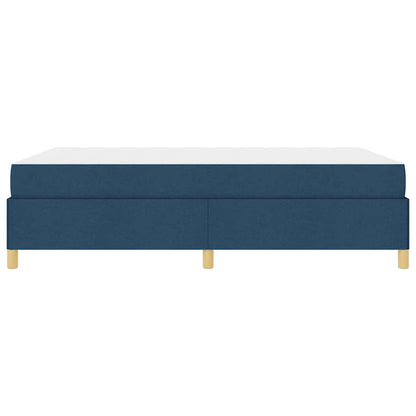 Boxspring bed Anders Blauw en Wit 140 x 190 cm Stof