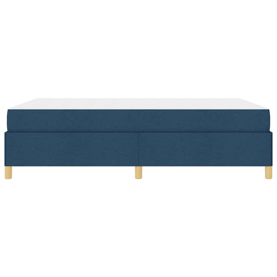 Boxspring bed Anders Blauw en Wit 140 x 190 cm Stof