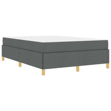 Boxspring bed Donkergrijs en Wit en Donkergrijs 140 x 200 cm