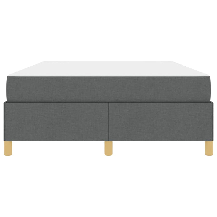 Boxspring bed Donkergrijs en Wit en Donkergrijs 140 x 200 cm
