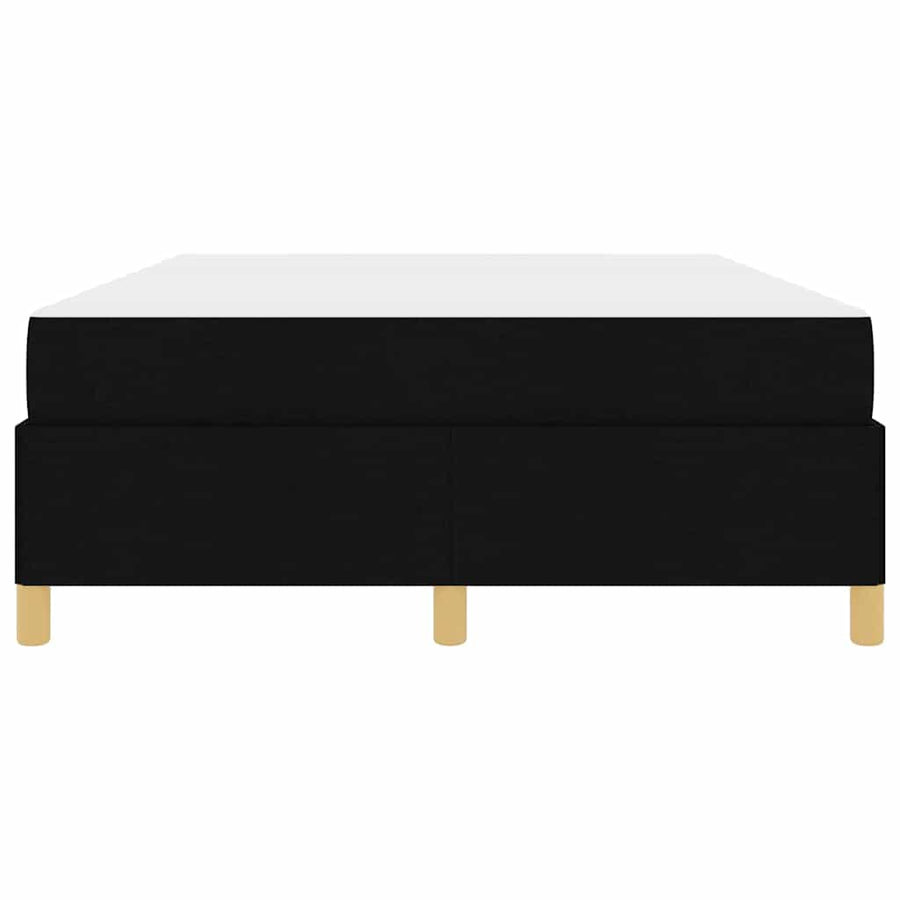 Boxspring bed Anders Zwart en Wit en Zwart 140 x 200 cm Stof