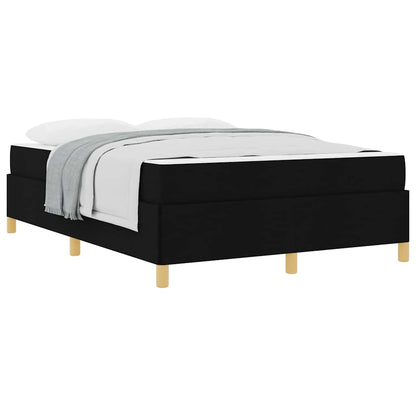 Boxspring bed Anders Zwart en Wit en Zwart 140 x 200 cm Stof