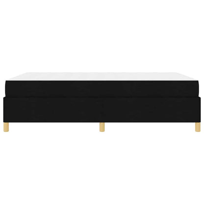 Boxspring bed Anders Zwart en Wit en Zwart 140 x 200 cm Stof