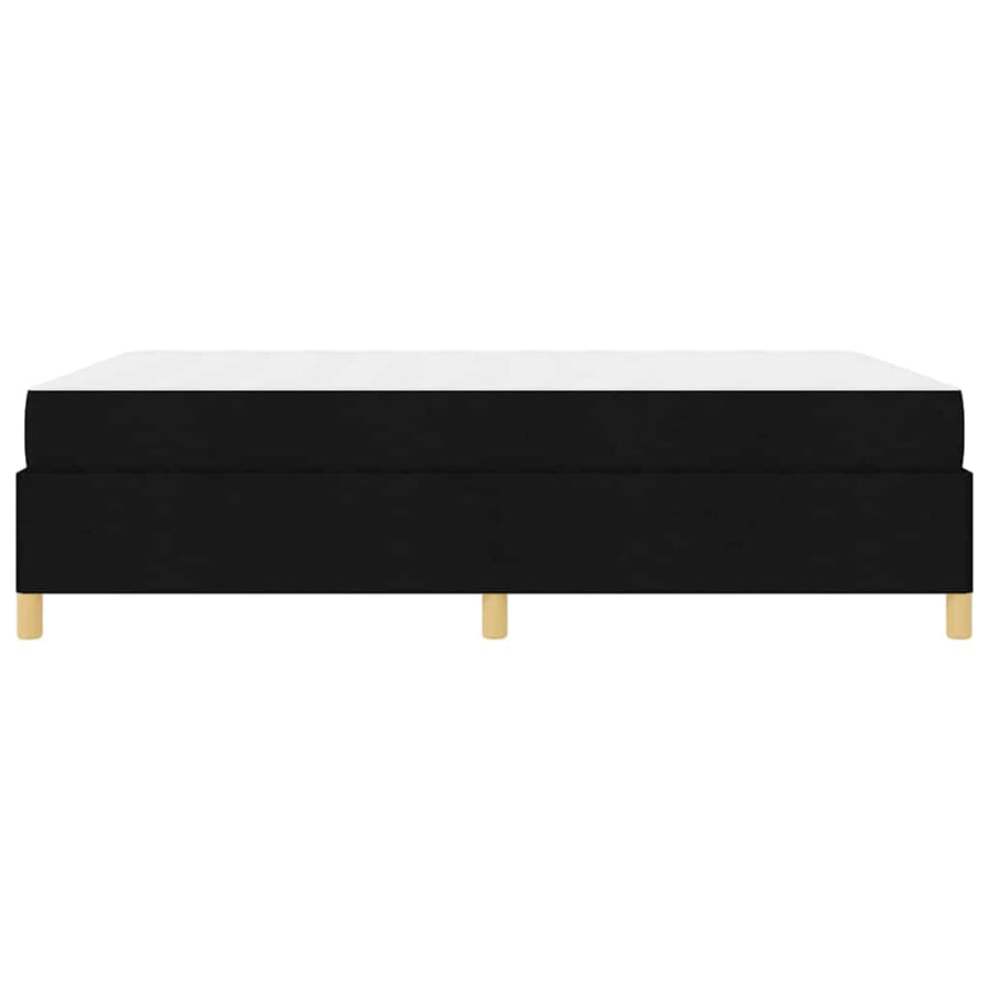 Boxspring bed Anders Zwart en Wit en Zwart 140 x 200 cm Stof